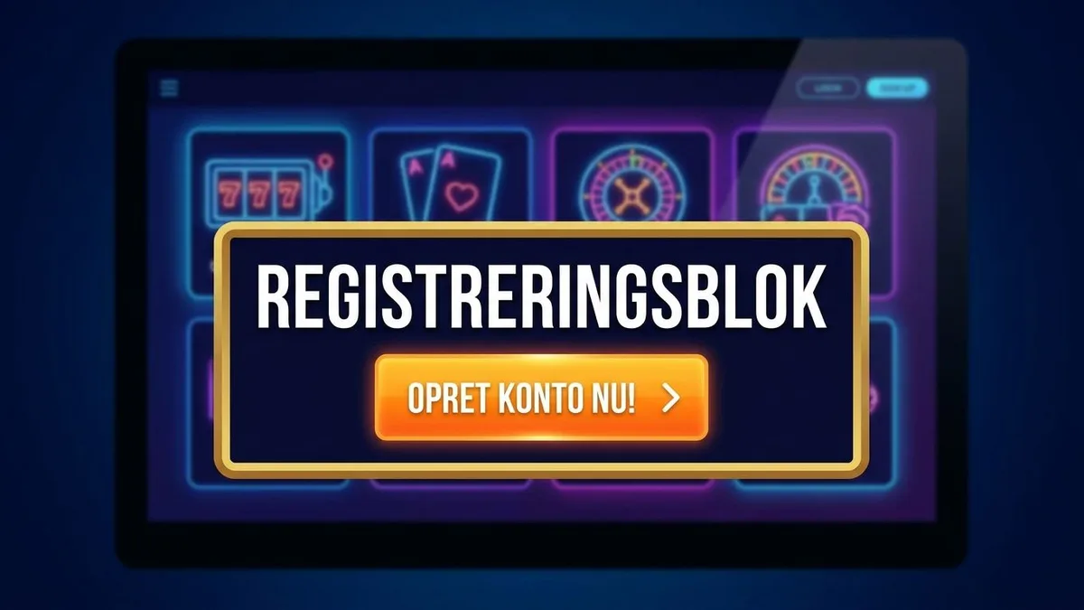 Registrering med bonus